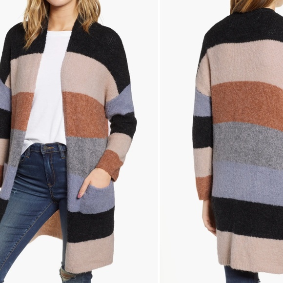 Dreamers by Debut | Cardigan | Stripe Long Cardigan - Picture 2 of 15